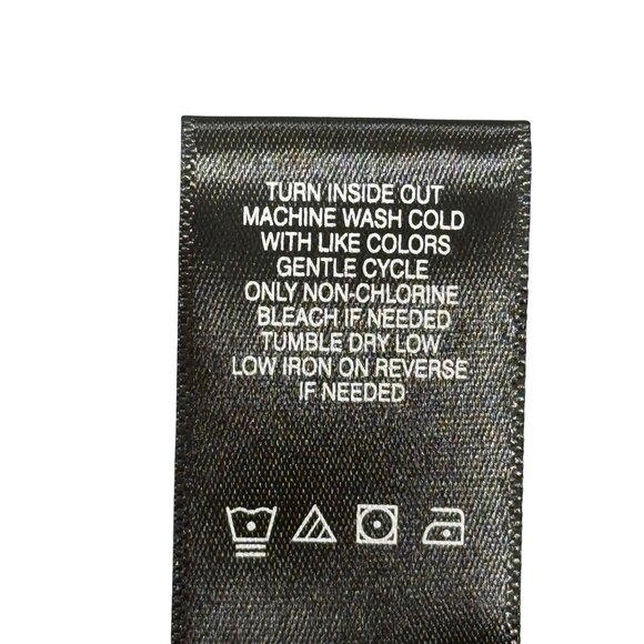 Ali Miles Womens Button-Front Tunic Abstract Print Top Blue Size XL - Picture 8 of 8